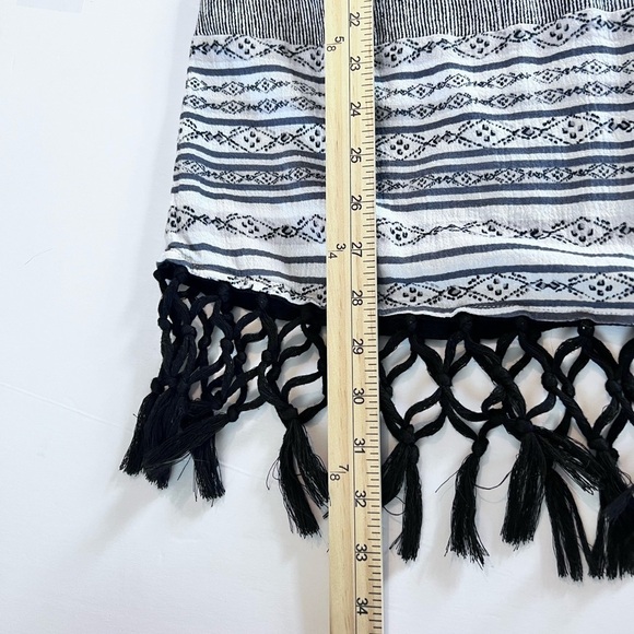 VICTORIAS SECRET LONG FRINGED TANK RACERBACK SZ S/P COTTON AZTEC COWGIRL BOHO - Picture 10 of 10